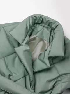Пальто детское Amarobaby Trendy / AB-OD22-TRENDY29/39-146 (фисташковый, р.146-152) — фото 5