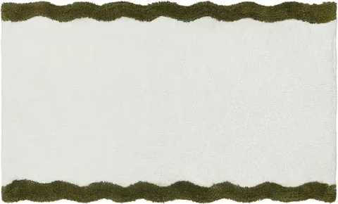 Коврик для ванной Tkano Trendy Ruffles / TK25-BM0006 (оливковый)