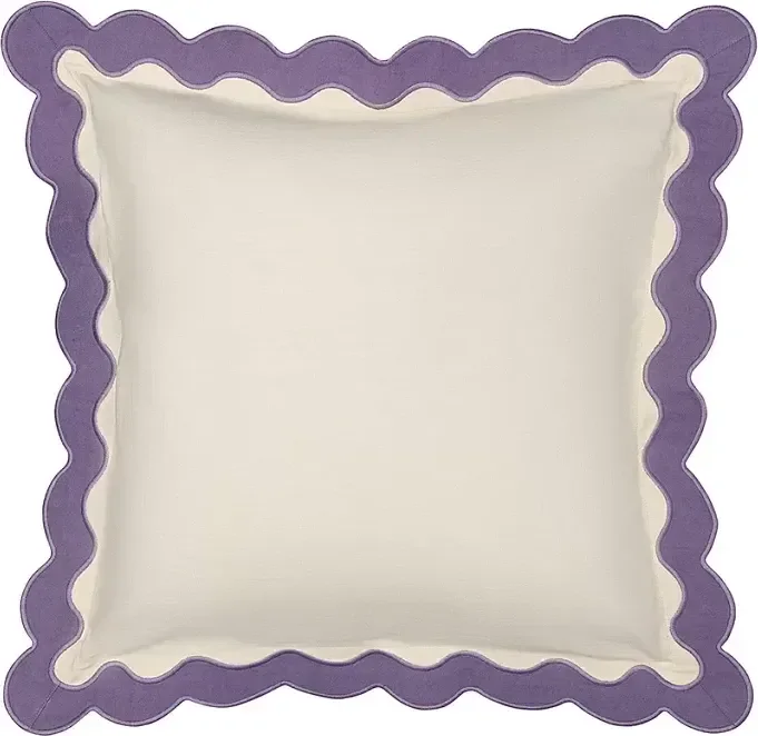 Чехол на подушку Tkano Trendy Ruffles / TK25-CC0001 (сиреневый)