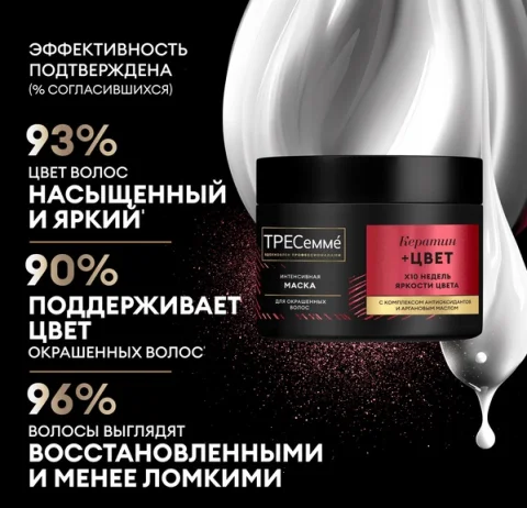 Маска для волос Tresemme Кератин и цвет (300мл)