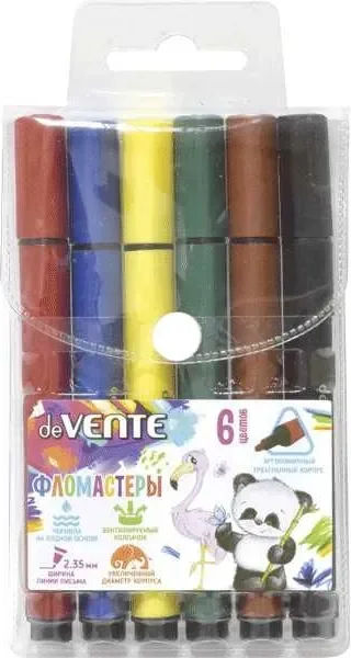 Фломастеры deVente Trio Jumbo / 5080950 (6цв)