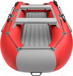 Надувная лодка Roger Boat Trofey 2900 (без киля, красный/серый) — фото 7