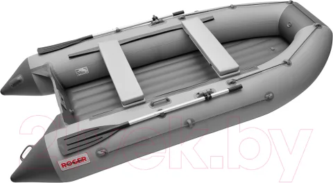 Надувная лодка Roger Boat Trofey 2900 (без киля, серый/графит)