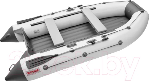 Надувная лодка Roger Boat Trofey 2900 (без киля, белый/графит)