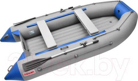 Надувная лодка Roger Boat Trofey 3100 (без киля, серый/синий)