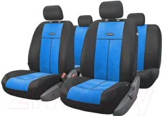 Комплект чехлов для сидений Autoprofi TT-902P BK/BL — фото 1