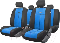 Комплект чехлов для сидений Autoprofi TT-902P BK/BL — фото 3