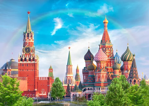 Фотообои листовые Твоя планета Люкс Сердце России (272x194)