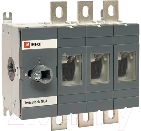 Блок-разъединитель EKF TwinBlock PROxima / tb-s-400-3p (без рукоятки)