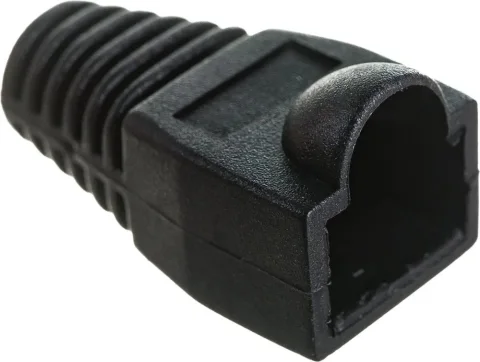 Колпачок для кабеля Lanmaster TWT-BO-6.0-BK/100 (100шт, черный)
