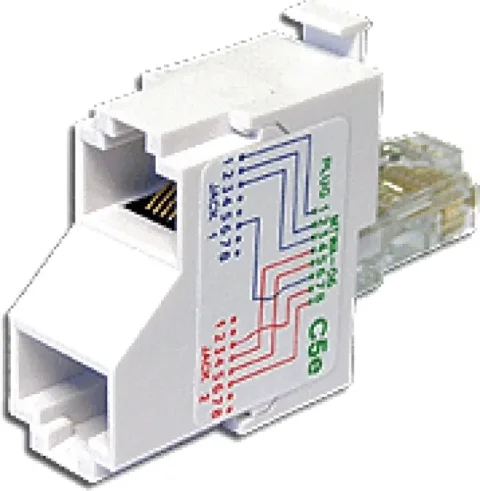 Адаптер Lanmaster TWT-T-E2-U2 (белый)