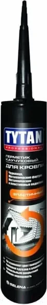 Герметик каучуковый Tytan Professional Для кровли (310мл, черный) — фото 3