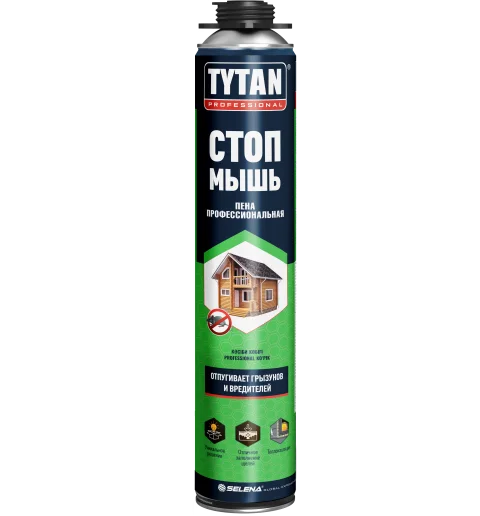 Пена монтажная Tytan Professional Профессиональная Стоп мышь (750мл)