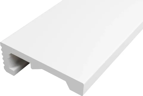 Плинтус потолочный SOLID UHD 04/100L (2.4м, белый)