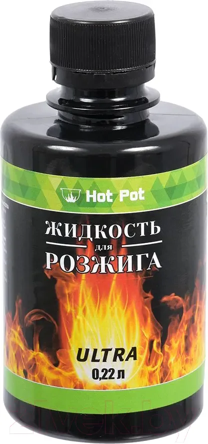 Жидкость для розжига Hot Pot Ultra/24 углеводородная / 61383 (0.22л)