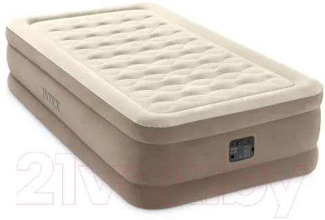 Надувная кровать Intex Ultra Plush 64426 (встроенный электронный насос/сумка/ремкомплект)