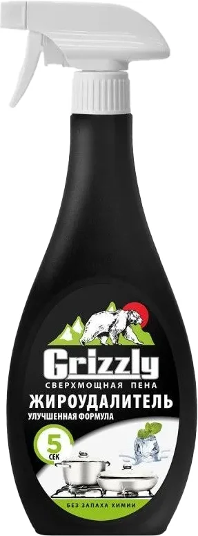 Чистящее средство для кухни Unicum Жироудалитель Гризли Спрей (500мл)