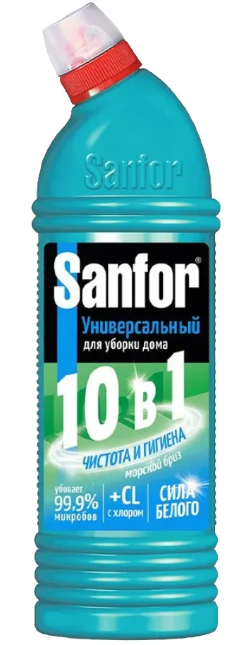 Универсальное чистящее средство Sanfor Universal Морской бриз 10в1 (750мл)