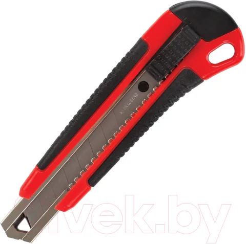 Нож канцелярский Brauberg Universal / 271351 (черный/красный)