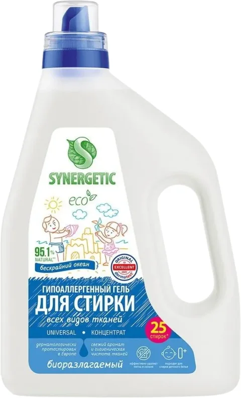 Гель для стирки Synergetic Universal биоразлагаемый (1.5л)