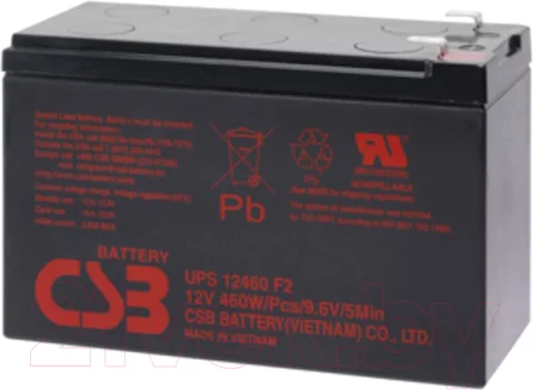 Аккумуляторная батарея CSB UPS 12460 F2 (12V/9Ah)