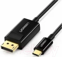 Кабель Ugreen USB Type C to DP MM139 / 50994 (1.5м, черный) — фото 3