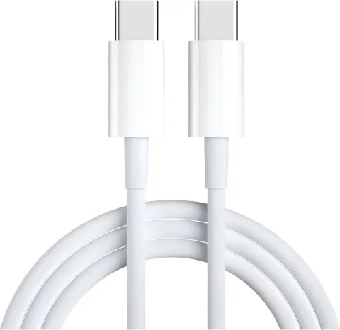 Зарядный кабель Rumi USB Type-C-USB Type-C (2м, белый)