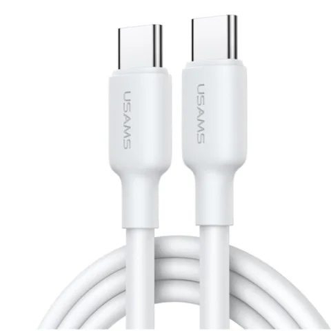 Кабель Usams US-SJ614 U84 Type-C-Type-C (2м, белый)
