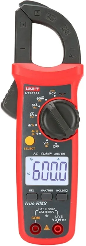 Клещи токоизмерительные UNI-T UT202A+ / 13-1062