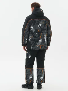 Костюм для охоты и рыбалки Huntsman Канада V2 -35°C КМФ 192/Черный Исландия (р.60-62/182-188) — фото 3