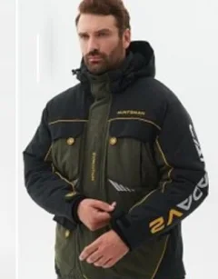 Костюм для охоты и рыбалки Huntsman Канада V2 -35°C Исландия (р.48-50/182-188, хаки/черный) — фото 2