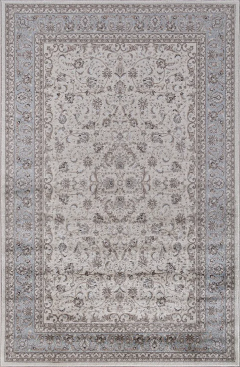 Ковер Merinos Valencia Deluxe F014-STAN-CREAM-L.BLUE (2.5x5)
