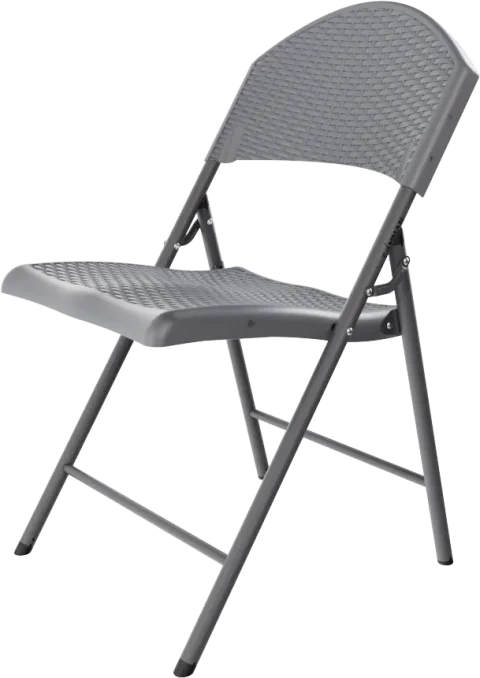 Стул складной SAMMAN Van R 59x49x86 (ротанг, серый)