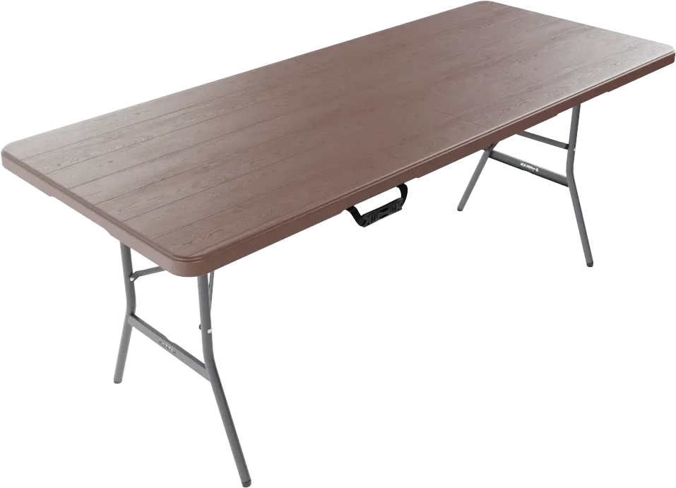 Стол складной SAMMAN Van T 185x77x74 (дерево, коричневый)