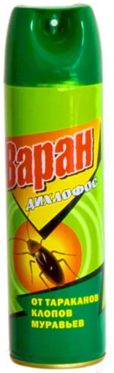 Спрей от насекомых Варан Дихлофос А универсальный От тараканов (440мл)