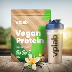 Протеин Vplab Vegan (500г, ваниль) — фото 3
