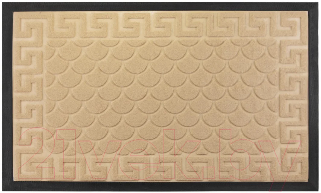 Коврик грязезащитный SunStep Velour 45х75 / 37-945 (бежевый)