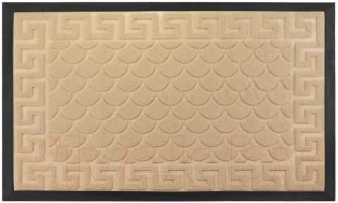 Коврик грязезащитный SunStep Velour 45х75 / 37-945 (бежевый)
