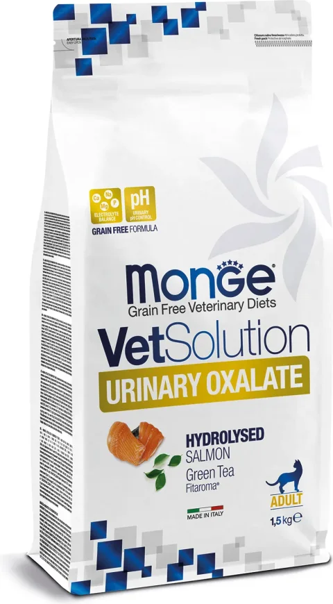 Сухой ветеринарный корм для кошек Monge Vet Solution Urinary Oxalate (1.5кг)