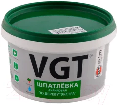 Шпатлевка готовая VGT Экстра по дереву (300г, венге) — фото 1