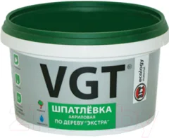 Шпатлевка готовая VGT Экстра по дереву (300г, сосна) — фото 5