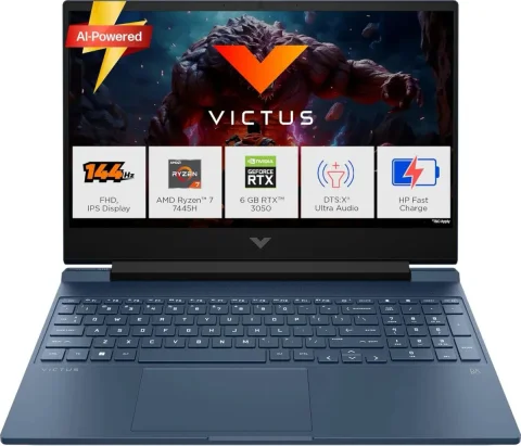 Игровой ноутбук HP Victus 15-fb3134AX Performance Blue Windows 11 Home (BV3A8PA)