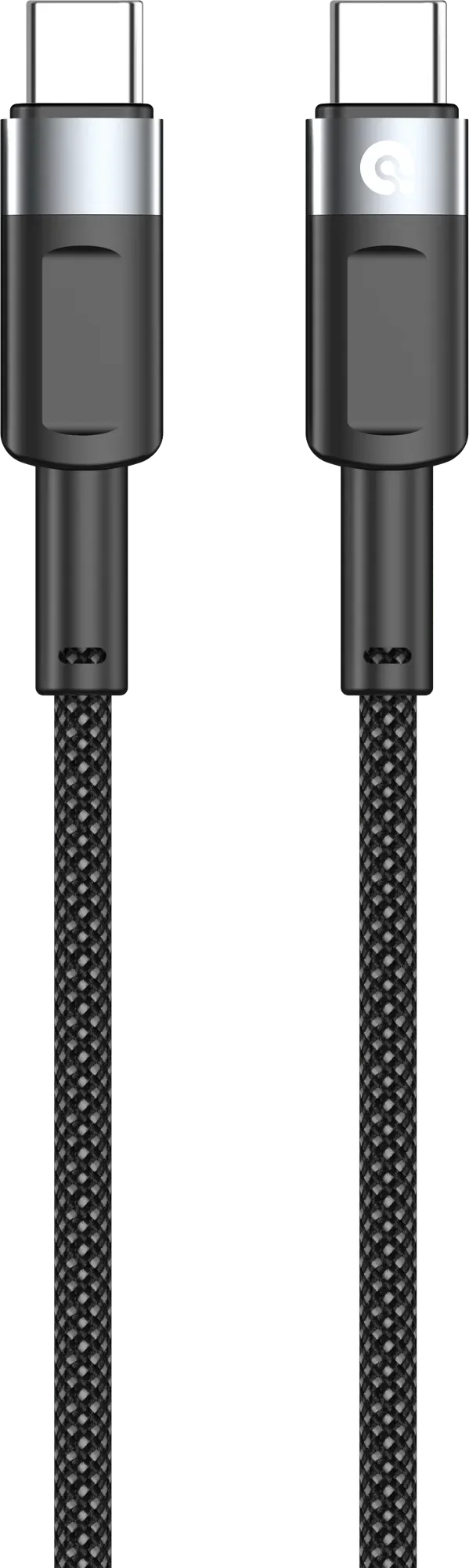 Зарядный кабель Atomic Viper USB-C-USB-C PD 60W / 30.411 (1.5м, черный)