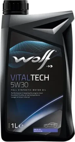 Моторное масло WOLF VitalTech 5W30 / 14115/1 (1л) — фото 3