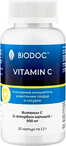 Витамин Biodoc Vitamin C Caps (30 капсул) — фото 5