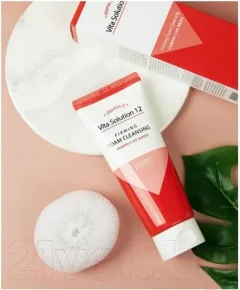 Пенка для умывания Jigott Vita Solution 12 Firming Foam Cleansing (180мл) — фото 6