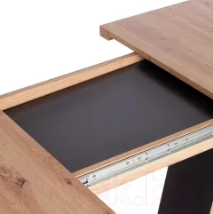 Обеденный стол Tetchair Vox 132-172x85x75.5 (дуб артисан/графит) — фото 8