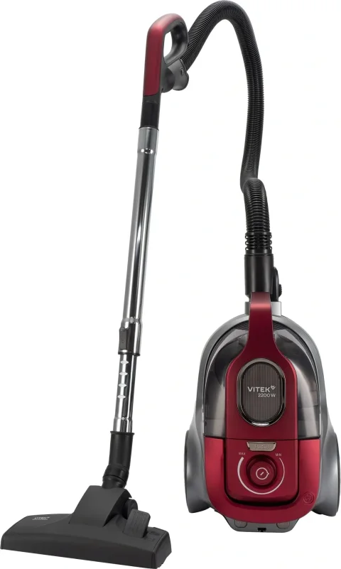 Пылесос Vitek VT-CV3113 (красный/серый)