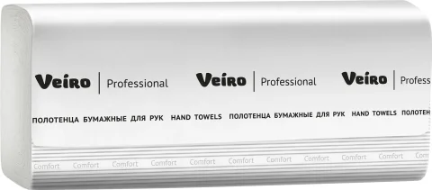 Бумажные полотенца Veiro Эконом V-сложения V3-250C (250шт)