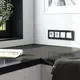 Рамка для выключателей и розеток Werkel W0042908 (черный матовый) — фото 5